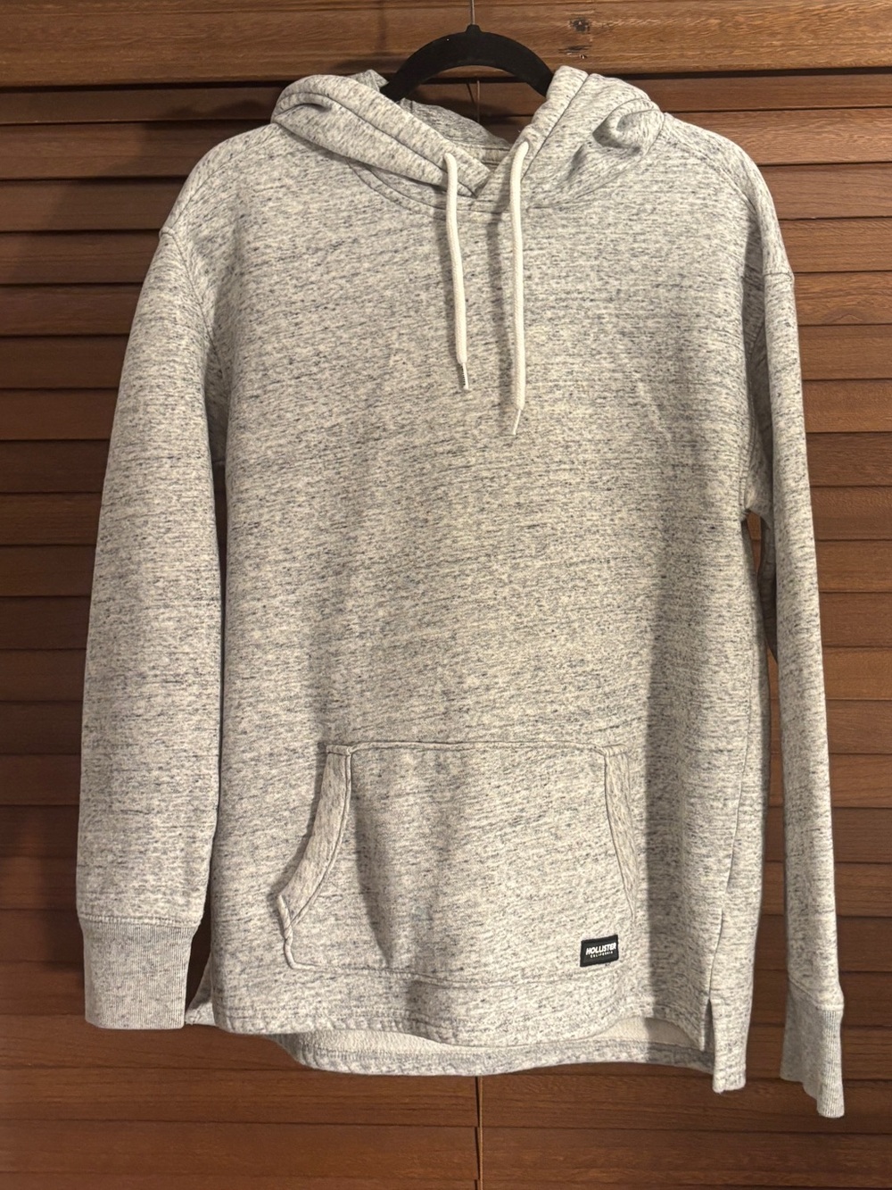 Hollister  Light Heather Gray Pullover Hoodie